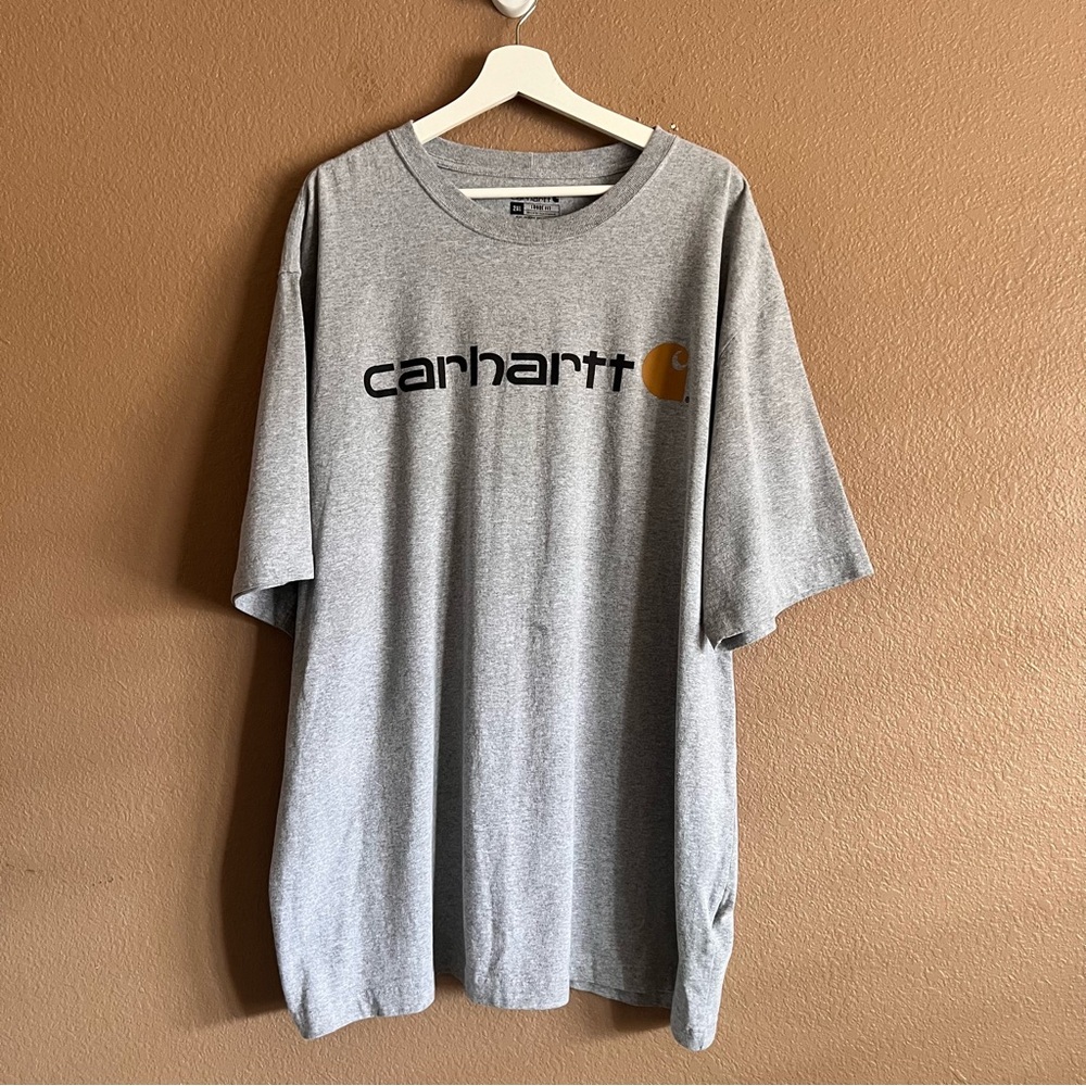 Carhartt Men's Grey Short Sleeve T-Shirt Size 2XL